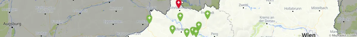 Kartenansicht für Apotheken-Notdienste in der Nähe von Aigen-Schlägl (Rohrbach, Oberösterreich)